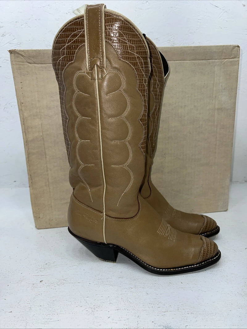 New Women’s Brown Kenny Rodger’s Cowboy Boots. 40508 6 M. 19-36