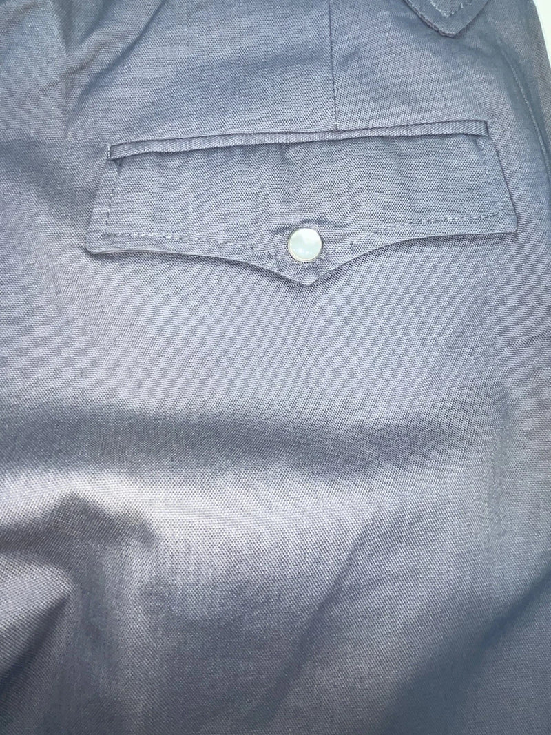 New Vintage Gray Ranch Polyester Pants #P1023 SS-38