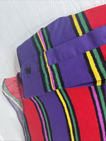 New Men’s Wrangler Multicolor Stripe Long Sleeve Pearl Snap 15.5 Medium DD-3