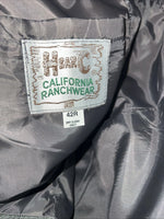 New Men’s Gray HbarC California Ranchwear Dress Coat 42R WW-54