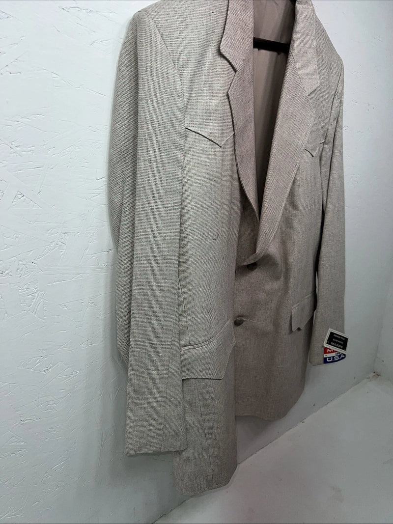 New Men’s Pioneer Wear Grey Suit Jacket 42L #12007 T-609