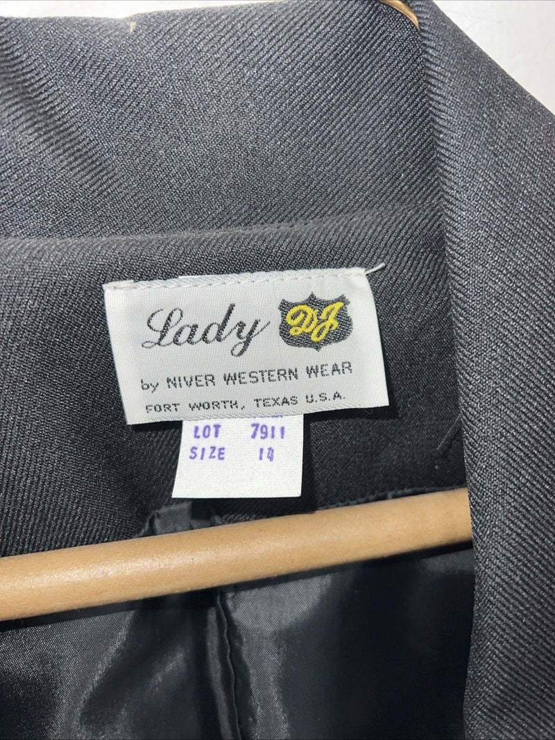 New Women’s Black Dickson Jenkins Short Jacket 14 #7911 WW-80