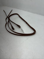 New Cowboy Pro Brown Leather 5/8” X 84” Split Reins #107AL W-6