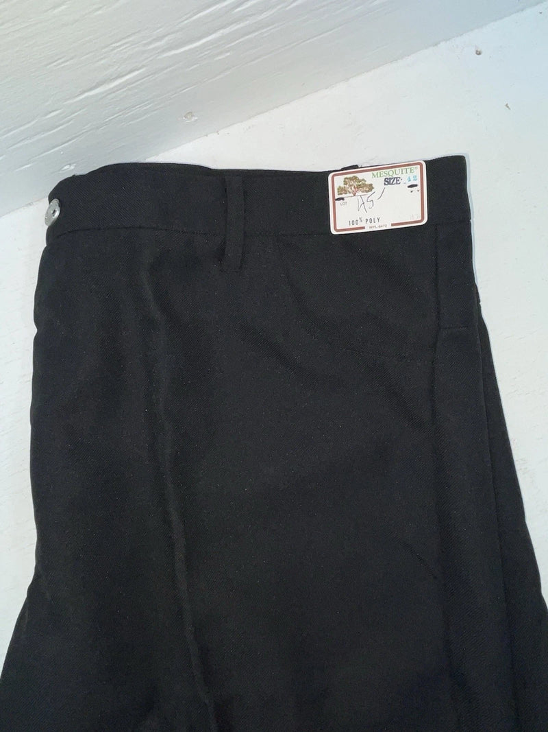 New Vintage Black Mesquite Polyester Pants OO-16