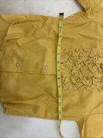 New Kids Karman Yellow Designed Long Sleeve Pearl Snap Size 6 YY-48
