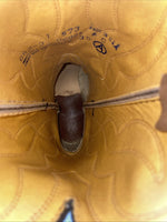 New Youth Brown Acme Cowboy Boots. 56864 5 C. 12-125