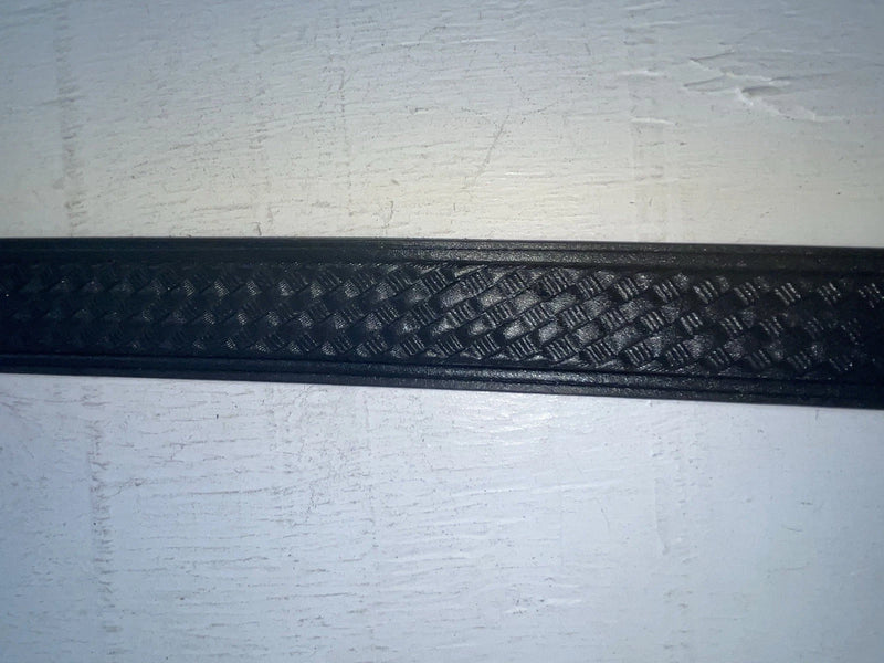 New Black Genuine Leather Chambers Tooled 50” Belt #7059 NN-124