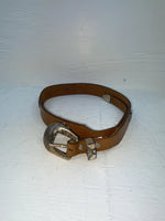 New Brown Genuine Leather Wrangler Animal Pendent 38” Belt #570111 NN-21