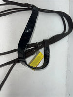 New Silver Fox Black Draft Bridle With Reins #20-05607-2-0 BB-37