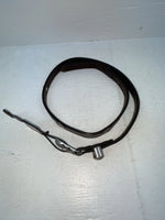 New Brown Genuine Leather Nocona Silver Pendent 30” Belt #3216215 NN-23