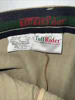 New Women’s Tan Tuff Rider Knee Patch English Breeches. 32 R 038283 D-51
