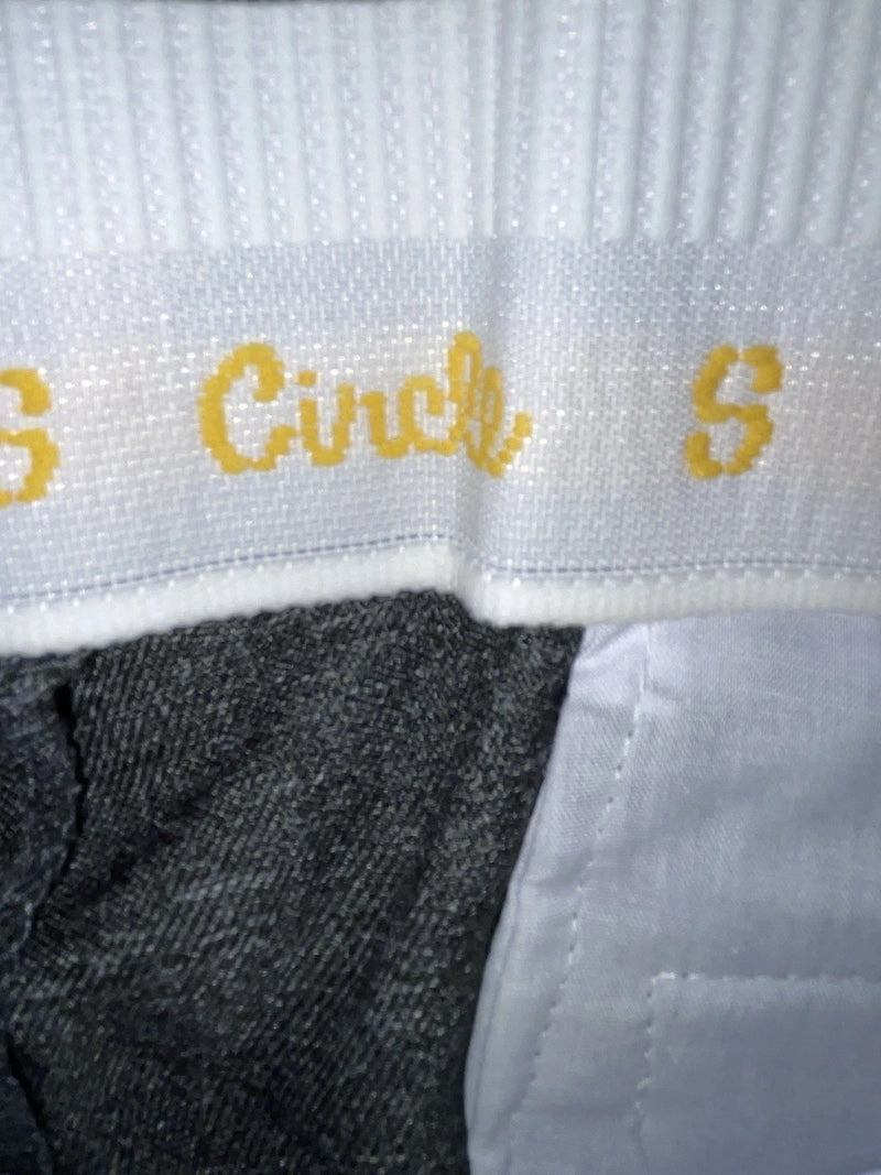 New Vintage Gray Circle S Polyester Pants #CP4776 XX-81