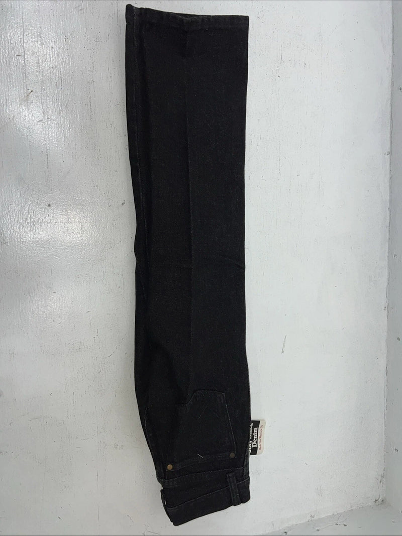 New Boys Black Wrangler Pro Rodeo Cowboy Cut Denim Jeans. 9/22 1/2 C-11