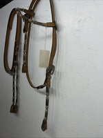 New Congress Leather Beads Browband Headstall #6855 U-29