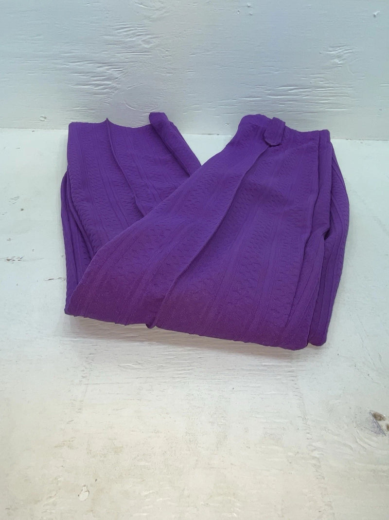 New Vintage Purple Polyester Pants VV-38
