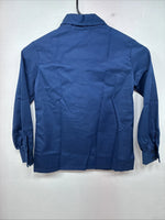 New Kids Fenton Navy Blue Long Sleeve Button Up Size 8 DD-132