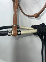 New Royal King Black Bit less Bridle #45-296-31-0 W-1