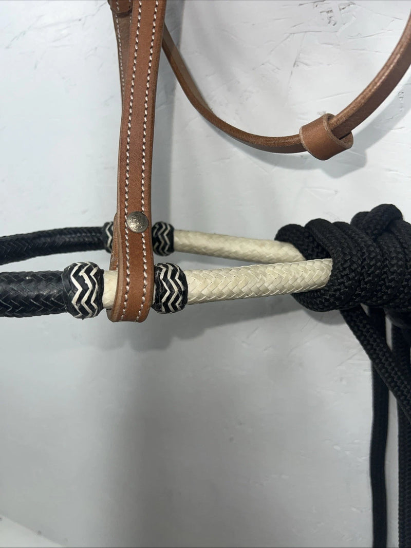New Royal King Black Bit less Bridle #45-296-31-0 W-1