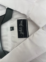 New Men’s White Horse White Long Sleeve Pearl Snap 3XL E-17