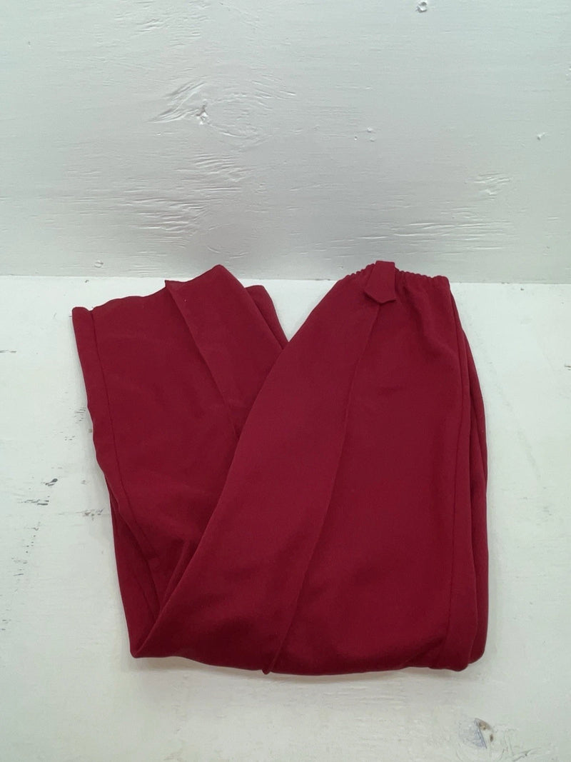 New Vintage Red Panhandle Slim Polyester Pants OO-91