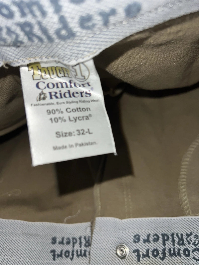 New Women’s Brown Tough 1 Comfort Riders English Riding Pants. 32 L C-46