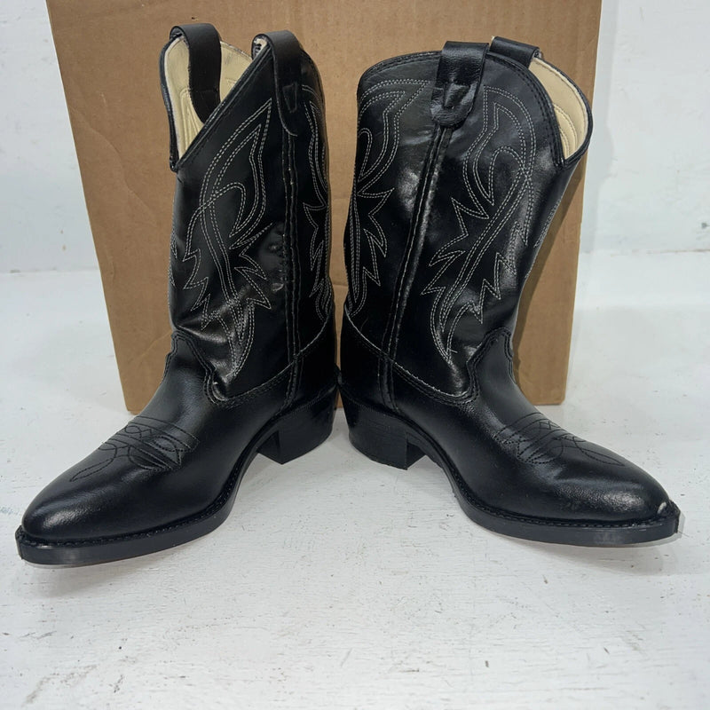 New Children’s Black Bronco Cowboy Boots. 11.5 11 1/2 D. 24-99