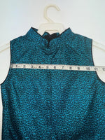 New Women’s Blue 1849 Authentic Ranchwear Cut Off Zip Up Vest XS #77872 3B-71