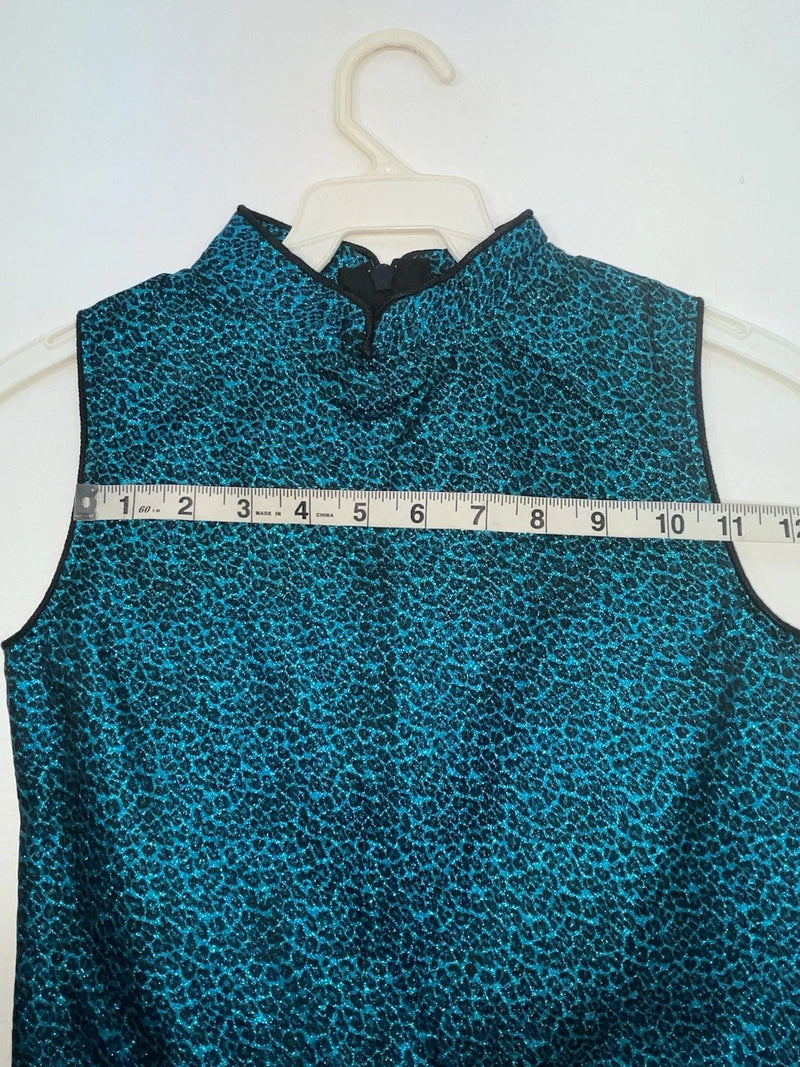 New Women’s Blue 1849 Authentic Ranchwear Cut Off Zip Up Vest XS #77872 3B-71