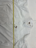New Men’s ELY Cattleman White Designed Long Sleeve Pearl Snap 20.5 4XL X-106