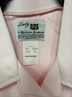 New Women’s Dickson Jenkins Pink Long Sleeve Pearl Snap Size 36 II-61
