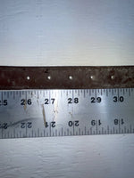 New Brown Genuine Leather Braided Rope 28” Belt #02/4703 JJ-153