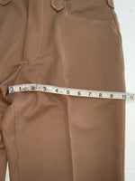 New Vintage Brown Dickson Jenkins Polyester Pants #2442 SS-36