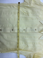 New Girls Panhandle Slim Yellow Long Sleeve Pearl Snap Size 8 DD-123