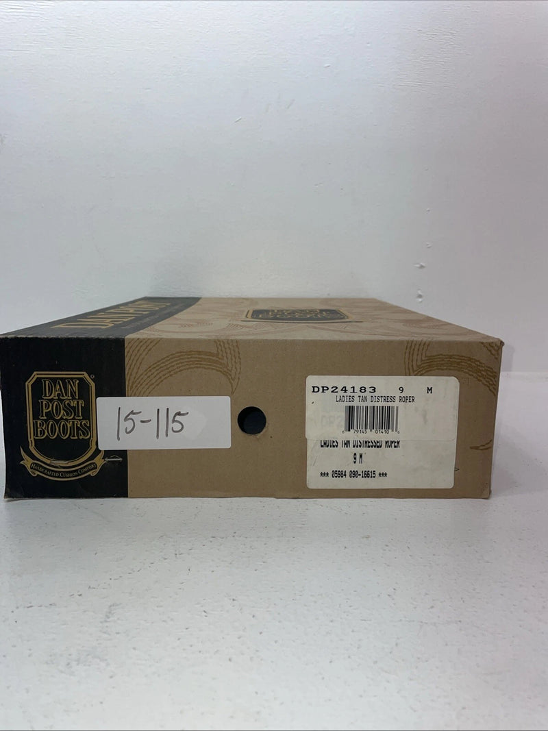 Me Women’s Brown Dan Post Cowboy Boots. 24183 9 M. 15-115