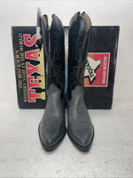 New Men’s Gray Texas Brand Cowboy Boots. 7920 8.5 8 1/2 D. 3-98