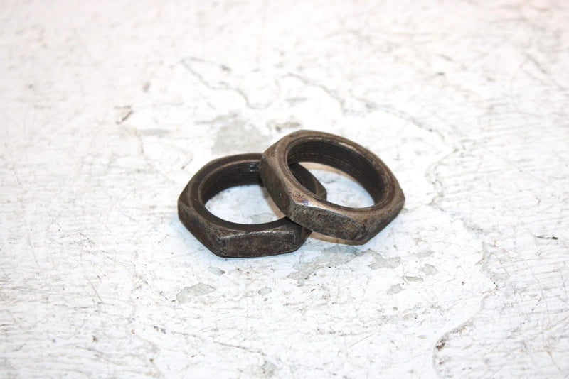 1983 Honda Atc 250 Ra All Terrain Oem Axle Jam Nut Pair 90307-961-000 AH62