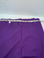 New Vintage Purple Polyester Pants VV-38