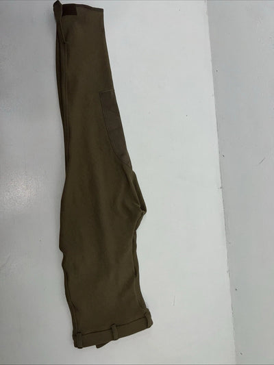New Women’s Brown Sport Riders Classic Knee Patch Breeches. 34 R 041565 D-89