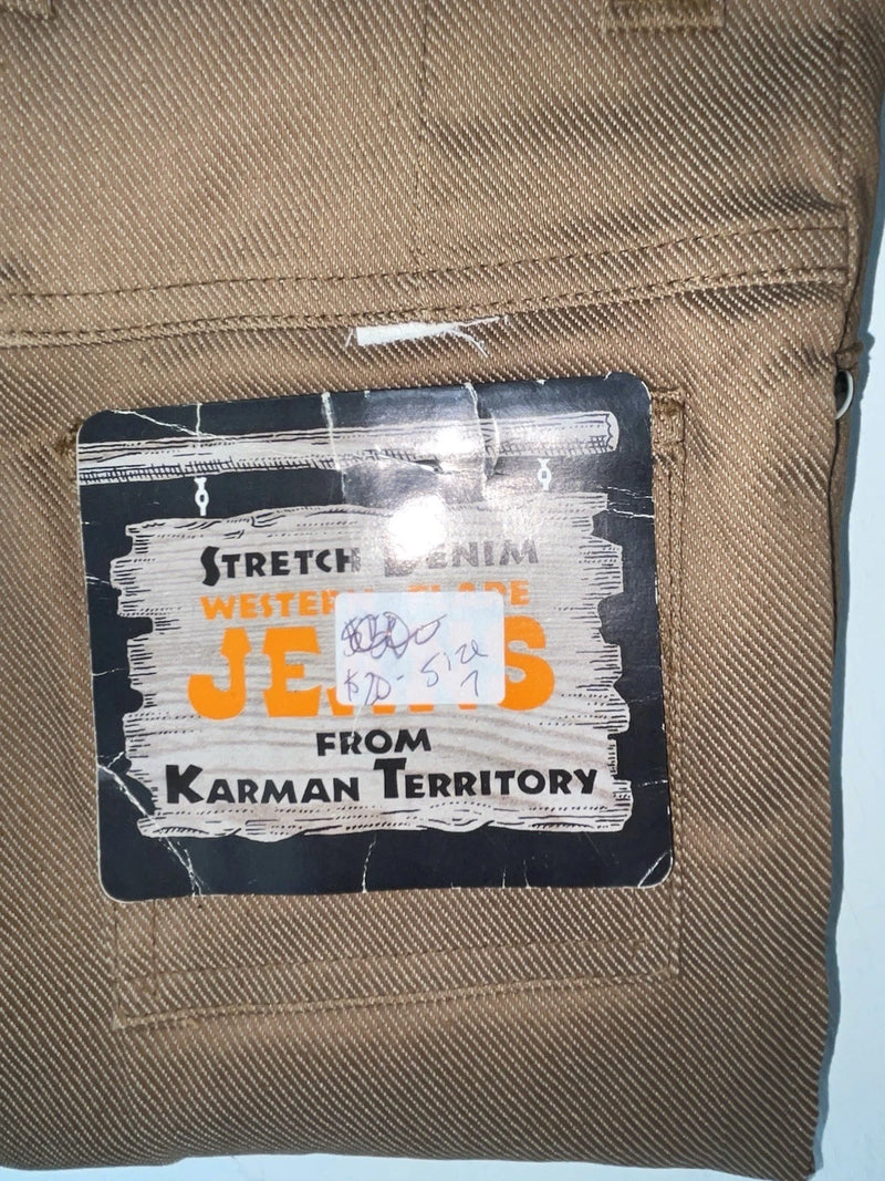 New Vintage Brown Karman Polyester Pants XX-64