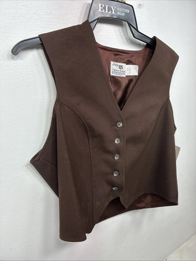 New Women’s Lady DJ Brown Showing Vest Size 40 YY-29
