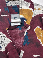 New Women’s Cowboy Threads Multicolor Design Long Sleeve Button Up Large MM-133