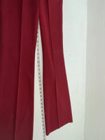 New Vintage Red Polyester Pants #2327 3A-78