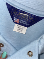 New Men’s Panhandle Slim Blue Short Sleeve Polo Medium B-93