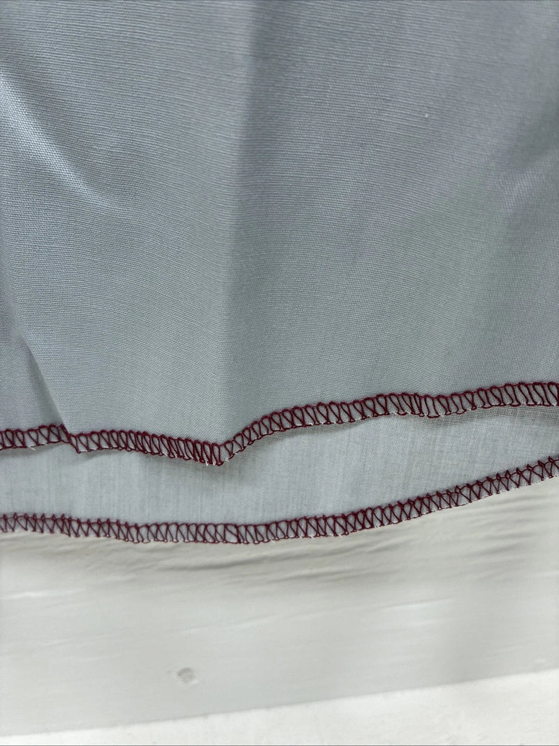 New Men’s Dee-Cee Gray Red Long Sleeve Pearl Snap 16 X 33 Large O-19