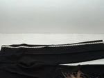 New Vintage Black Circle S Polyester Pants #CP4793 OO-100