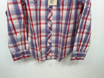 New Women’s Plaid Cumberland Outfitters Long Sleeve Button Up Shirt M 3B-37