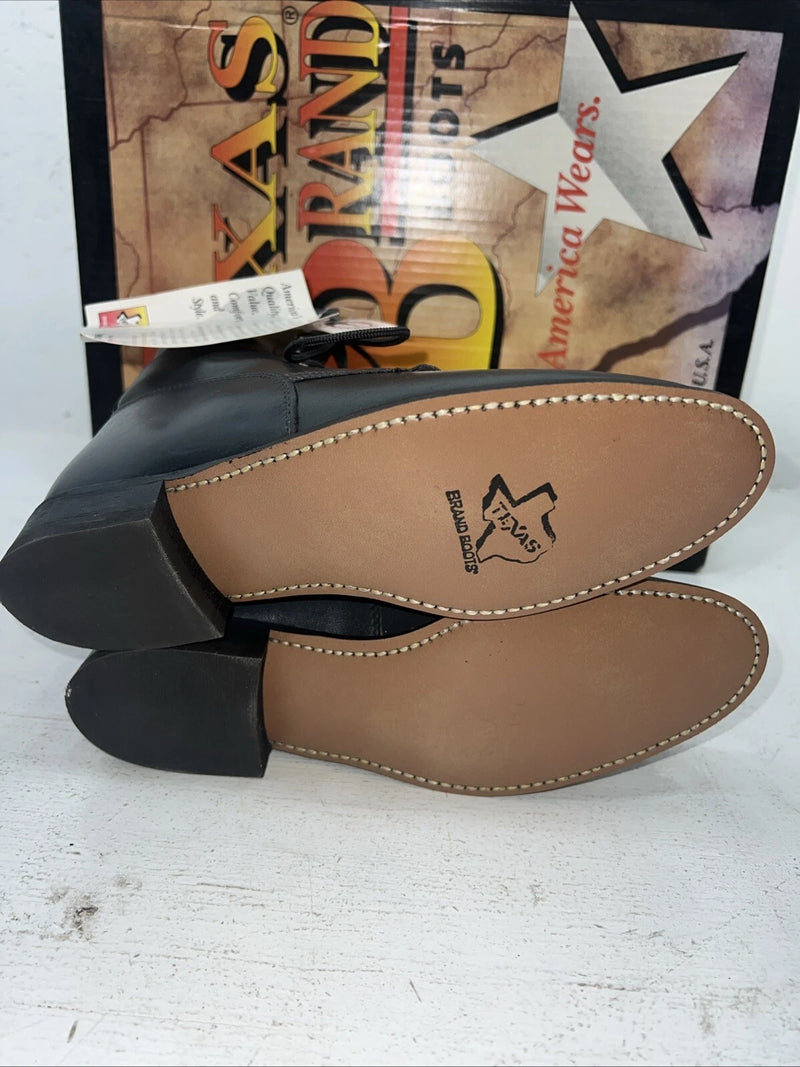 New Women’s Grey Texas Brand Cowboy Boots. 4442 6.5 6 1/2 M. 19-77