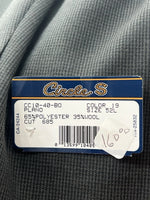 New Men’s Circle S Gray Suit Jacket 52L #24244 W-603
