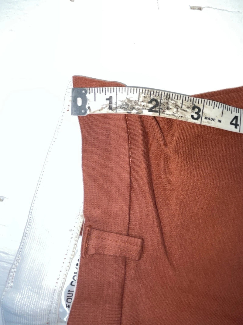 New Vintage Orange J T International Polyester Pants #23141 SS-86