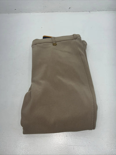 New Women’s Tan Ovation Low Rise English Riding Breeches. 34 R D-82